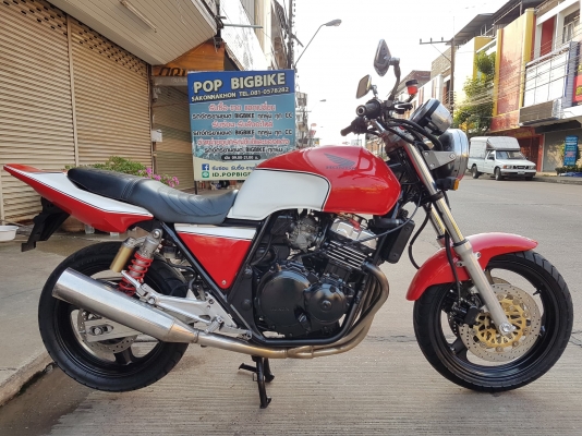 ขาย HONDA CB400 ปี1994 ทะเบียนแท้พร้อมโอน เก็บงานใหม่สีสวย ท้ายเเต่งเทค3 ปั๊มบนแต่ง โซ่สเตอร์ใหม่ รา