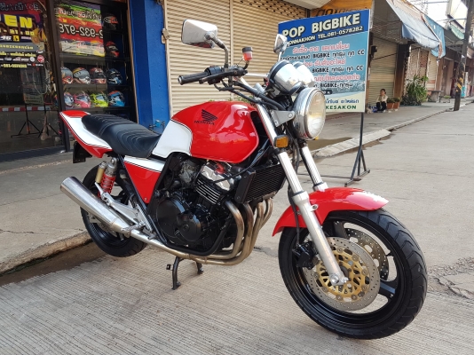 ขาย HONDA CB400 ปี1994 ทะเบียนแท้พร้อมโอน เก็บงานใหม่สีสวย ท้ายเเต่งเทค3 ปั๊มบนแต่ง โซ่สเตอร์ใหม่ รา