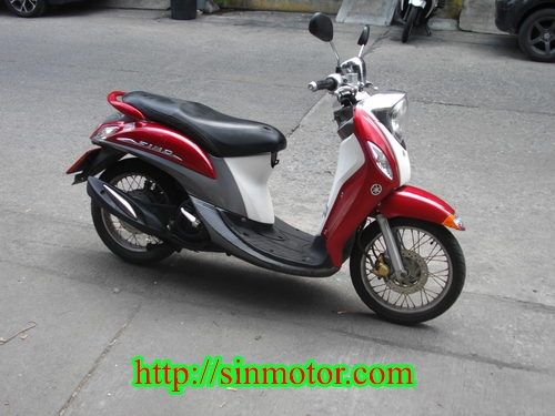 ขาย Yamaha Fino Fi หัวฉีด สีแดง-เทา สวยสด รถศูนย์เครื่องเยี่ยม ราคา 19500 บาท