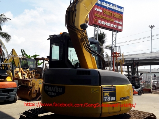 ขายรถขุด KOMATSU PC78US-6NO รถนอกนำเข้าเองจากญี่ปุ่น
