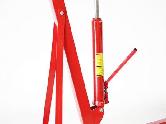 เครนยกเครื่องยนต์ขนาด 2 ตัน แบบพับได้ เหมาะสำหรับอู่ งานซ่อมทั่วไป