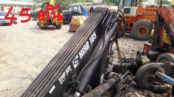 ขายเครนพับ HIAB 105-2 ขนาด 4.5 ตัน นำเข้า โทร084-5424150 line id : rapinzat