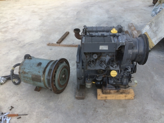 ขายไดปั่นไฟ  20 kVA (16kW)  Brushless (บัลเลท) มือ2 เก่าญี่ปุ่น