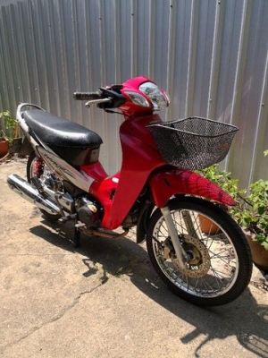 Honda wave 125S สีแดงดำ