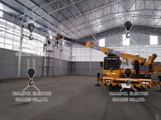 รับติดตั้ง เครนไฟฟ้าโรงงาน,รับติดตั้งเครนโรงงาน