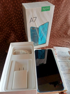 Oppo A7 สภาพสวย ครบกล่อง ประกันหมดปี 2/63
