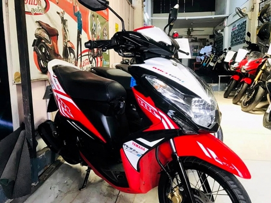 MIO 125 i rr สีขาวดำแดง เครื่องเดิมดี สีสวย 24900