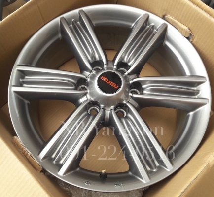 ล้อแม็ก Isuzu ขอบ18 รมดำแท้
