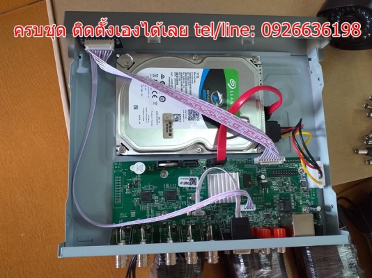 ชุดกล้องวงจรปิด CCTV AHD 2 MP 1080P แบบกระบอก 8 ตัว DVR 8 ch. 5 in 1 พร้อมสายสำเร็จ 8 เส้นยาว 18.3 ม. และ HDD Seagate 1 TB ครบชุดติดตั้งได้เลย ติดตั้งง่ายทำได้ด้วยตัวเอง ชุดนี้นับเป็นกล้องวงจรปิดราคาถูกที่สุด ที่คุ้มสุดแล้วครับ