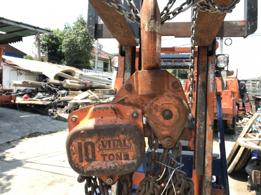 ( เหลือ 1ตัวครับ )ขายรอกโซ่มือสาว Vital 10ton. Made in Japan สภาพสวยใหม่มาก โซ่สวยๆ พร้อมใช้งาน มี 2ตัว ราคาตัวละ 12,500 บาท