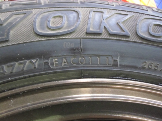 แม็กลาย TE37ขอบ 17 พร้อมยาง YOKOHAMA 265/65/17