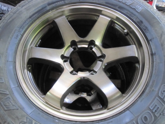 แม็กลาย TE37ขอบ 17 พร้อมยาง YOKOHAMA 265/65/17