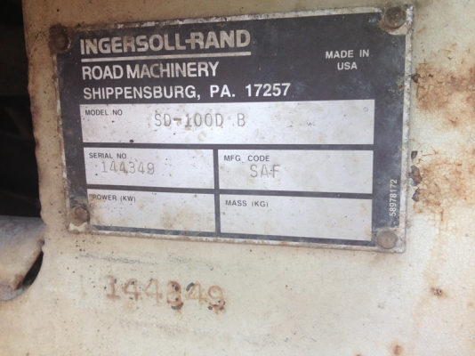 รถบด INGERSOLLRAND รถบด INGERSOLLRAND