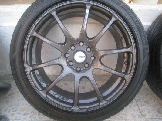 ขายล้อแม็ก Advan racing RS 17"x7" et40 4รู100/114.3 +ยางปี11 (081-3747940)