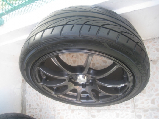 ขายล้อแม็ก Advan racing RS 17"x7" et40 4รู100/114.3 +ยางปี11 (081-3747940)