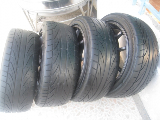 ขายล้อแม็ก Advan racing RS 17"x7" et40 4รู100/114.3 +ยางปี11 (081-3747940)