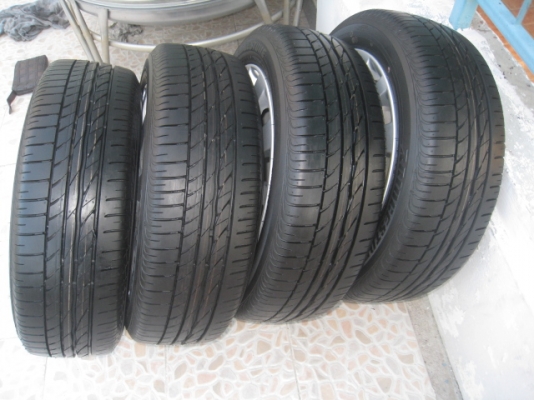 ขายล้อแม็กเดิม Suzuki swift 16"x6" et45 4รู100 +ยางปลายปี12 (081-3747940)