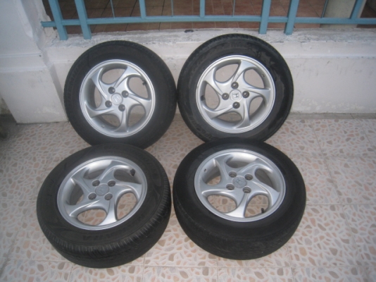 ขายล้อแม็ก Honda civic 14"x5.5" et45 4รู100 (081-3747940)