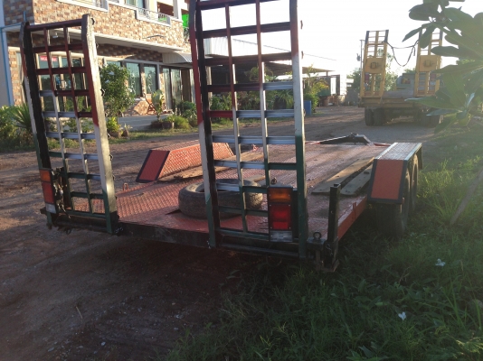 ขายหางพ่วงบรรทุกรถขุดเล็กPC50,40,30และรถเกี่ยวข้าว