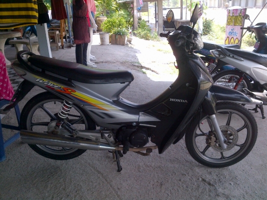 ขาย!เวฟ100 ล้อแม็ก ปี47 รถเครื่องเดิมแน่นๆ  พร้อมใช้ ทะเบียน+เอกสารโอน ภาษีไม่หมด