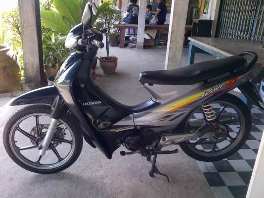 ขาย!เวฟ100 ล้อแม็ก ปี47 รถเครื่องเดิมแน่นๆ  พร้อมใช้ ทะเบียน+เอกสารโอน ภาษีไม่หมด