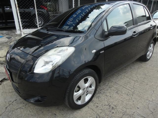ขาย 2007 TOYOTA YARIS1.5 E AT สีดำ รถสวย เช็คศูนย์ดลอด