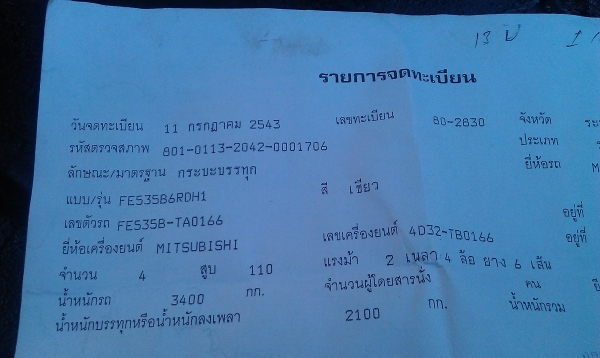 ขายรถ6ล้อดั๊มเครื่อง110แรง สวยๆพร้อมใช้งาน