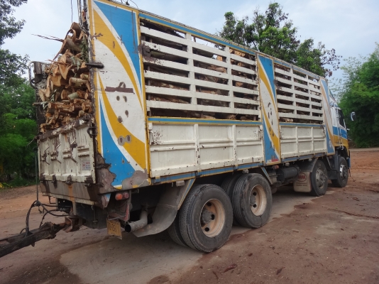 ขายด่วน  รถบรรทุกไม่ดั้มพ์ พ่วง-ลูก  HINO  380  ปี  52  พร้อมใช้งานเดิมๆ