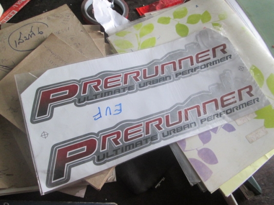 ขาย สติกเกอร์กระบะ PRERUNNER ของ VIGO