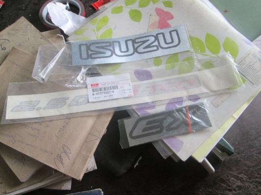 ขาย สติกเกอร์ประตู  EX และฝาปิดท้าย DMAX