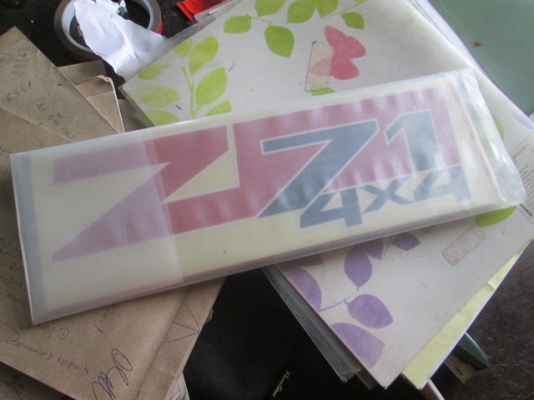 ขาย สติกเกอร์กระบะ CHEVROLET Z71-4x4