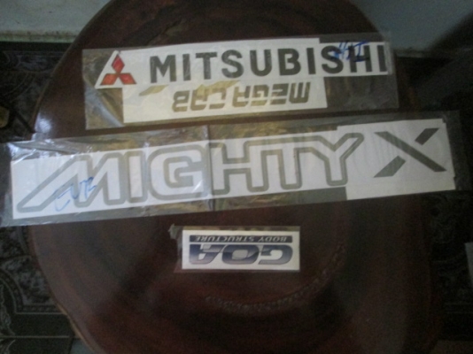 ขาย สติกเกอร์ MITSU-STRADA และ MIGHTY-X