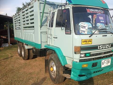 ***ขายแล้วครับขอบคุณ Truck2hand ขาย 10ล้อ2เพลาไม่ดั๊ม "นางฟ้า"แท้ ปี40 ISUZU ROCKY FXZ23NFPF R  เครื่องเดิมเกียร์เดิม เครื่อง6SD1 240HP แห้งดีไม่เยิ้ม ช่วงล่างคัสซีสวยใหญ่ตลอดเส้น ไม่ผุไม่บวม กระบะเหล็กสามมิตรลอนเฉียง สภาพสวยพื้นไม่ผุ ยางดี10เส้
