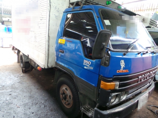 T0YOTA  dyna350 รถหัวบางเดิม เครื่องยนต์เดิม คัซซีสวย ตู่มีเครื่องทำความเย็นสภาพสมบูรณ์