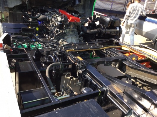 รถสไลด์ ยี่ห้อ ISUZU  รุ่น NPR59  ปีจดทะเบียน 2545