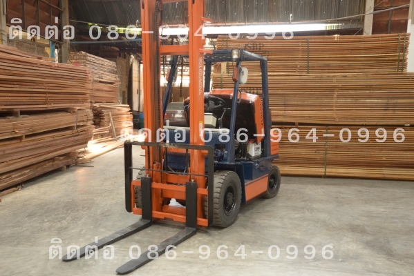 ขายรถโฟล์คลิฟท์ Forklift รถนอก นำเข้าจากญี่ปุ่น 2.5 ตัน เสา 4 เมตร ยี่ห้อTOYOTA รุ่น 5FD25