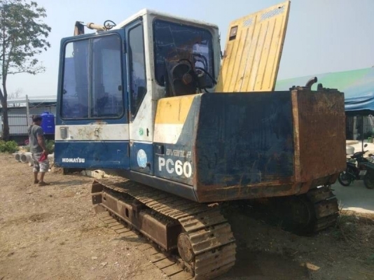 ขาย 615,000 บาท KOMATSU PC60-6 (พร้อมโป๊ะ) บูมยาวพิเศษ ไฟฟ้าครบ โช่หนา เอวแน่น แอร์เย็น สภาพพร้อมใช้  รถอยู่  นครปฐม โทร 0610710295  สนใจ รายการสินค้า อื่นๆ ที่ เว็ปไชค์ Truck2Hand https://www.truck2hand.com/index.php?actions=content/search&amp;member_id=