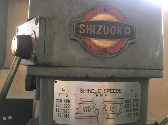 เครื่องมิลลิ่ง M4 shizuoka ญี่ปุ่น สภาพดี พร้อมใช้ เครื่องมิลลิ่ง M4 shizuoka ญี่ปุ่น สภาพดี พร้อมใช้