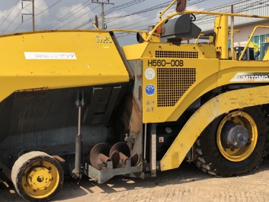 ขายรถปูยาง SUMITOMO HA60W-5 (ขนาด 6 เมตร) นำเข้าเองจากญี่ปุ่น สภาพสวยพร้อมใช้ มีVDOการทำงานครับ