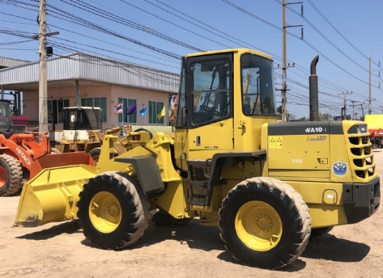ขายรถตักล้อยาง KOMATSU WA100-3 นำเข้าเองจากญี่ปุ่น สภาพสวยพร้อมใช้ มีVDOการทำงานครับ