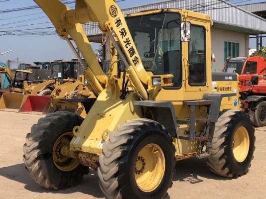 ขายรถตักล้อยาง KOMATSU WA100-3E นำเข้าเองจากญี่ปุ่น สภาพสวยพร้อมใช้ มีVDOการทำงานครับ