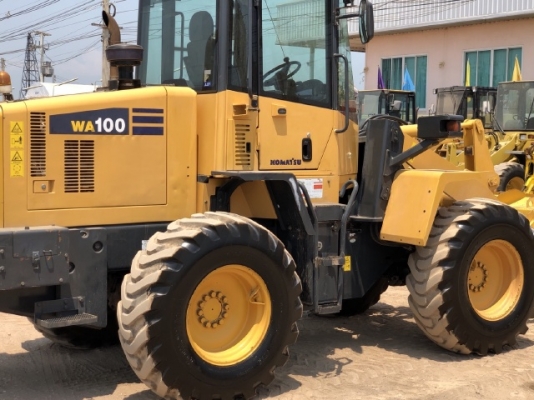 ขายรถตักล้อยาง KOMATSU WA100-5 แขนยาวพิเศษ (2,xxx ชั่วโมง) นำเข้าเองจากญี่ปุ่น สภาพสวยพร้อมใช้ มีVDOครับ