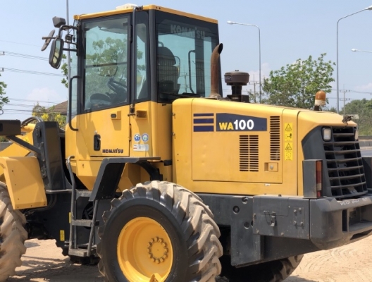 ขายรถตักล้อยาง KOMATSU WA100-5 แขนยาวพิเศษ (2,xxx ชั่วโมง) นำเข้าเองจากญี่ปุ่น สภาพสวยพร้อมใช้ มีVDOครับ