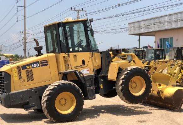 ขายรถตักล้อยาง KOMATSU WA100-5 แขนยาวพิเศษ (2,xxx ชั่วโมง) นำเข้าเองจากญี่ปุ่น สภาพสวยพร้อมใช้ มีVDOครับ
