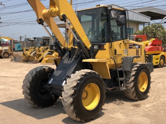 ขายรถตักล้อยาง KOMATSU WA100-5 แขนยาวพิเศษ (2,xxx ชั่วโมง) นำเข้าเองจากญี่ปุ่น สภาพสวยพร้อมใช้ มีVDOครับ
