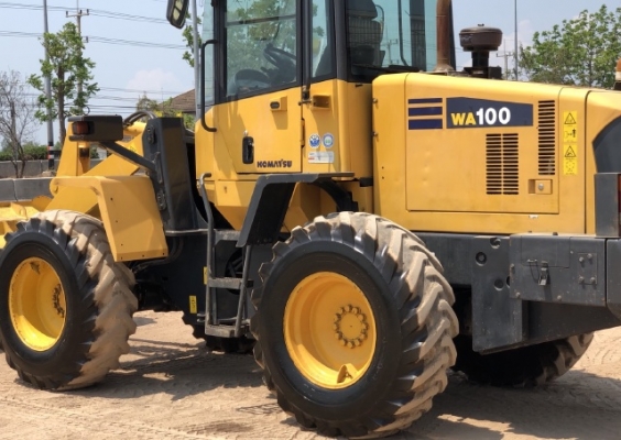 ขายรถตักล้อยาง KOMATSU WA100-5 แขนยาวพิเศษ (2,xxx ชั่วโมง) นำเข้าเองจากญี่ปุ่น สภาพสวยพร้อมใช้ มีVDOครับ