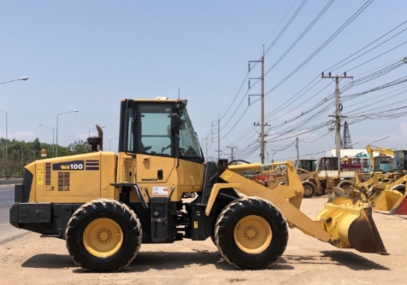 ขายรถตักล้อยาง KOMATSU WA100-5 แขนยาวพิเศษ (2,xxx ชั่วโมง) นำเข้าเองจากญี่ปุ่น สภาพสวยพร้อมใช้ มีVDOครับ
