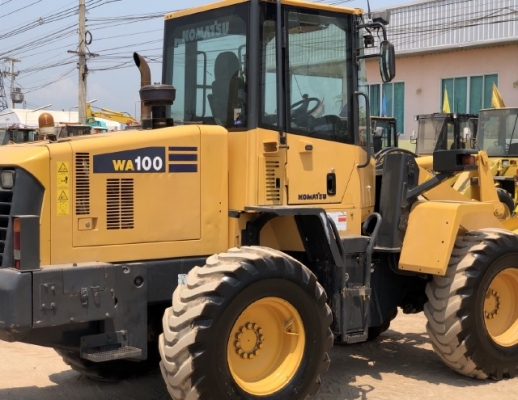 ขายรถตักล้อยาง KOMATSU WA100-5 แขนยาวพิเศษ (2,xxx ชั่วโมง) นำเข้าเองจากญี่ปุ่น สภาพสวยพร้อมใช้ มีVDOครับ