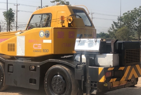 ขายรถเครน TADANO TR100M-1 (ขนาด 10 ตัน) ปี 1995 นำเข้าเองจากญี่ปุ่น สภาพสวยพร้อมใช้ มีVDOการทำงานครั