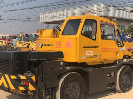 ขายรถเครน TADANO TR100M-1 (ขนาด 10 ตัน) ปี 1995 นำเข้าเองจากญี่ปุ่น สภาพสวยพร้อมใช้ มีVDOการทำงานครั